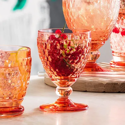Obrázek produktu pro Villeroy & Boch Boston Barevný rotweinglas meruňkový 13,2 cm 200 ml