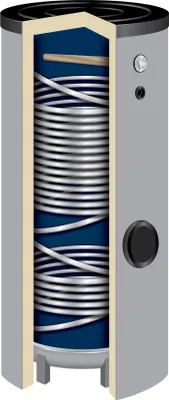 Produktbild von 300 Liter Hochleistungs-Solarspeicher SWP2-300 2 Wärmetauscher Isoliert 50 mm