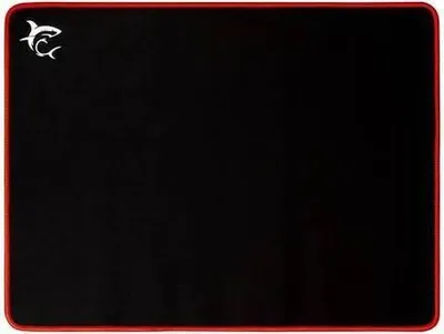 Produktbild von White Shark Red Knight, Schwarz, Rot, Wei, Einfarbig, Gummi, Textil, Anti-Rutsch-Basis, Gaming-Mauspad