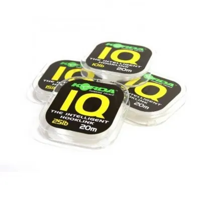 Produktbild von Korda IQ Hooklink 20m Vorfachschnur, Tragkraft:25lbs/11.4kg
