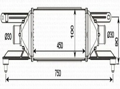 Produktbild von NRF Ladeluftkühler  30751