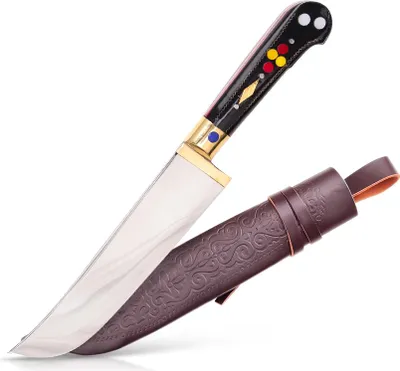 Produktbild von Usbekischer Messer – Pchak, 29 cm Edelstahl Kochmesser Handarbeit Küchenmesser