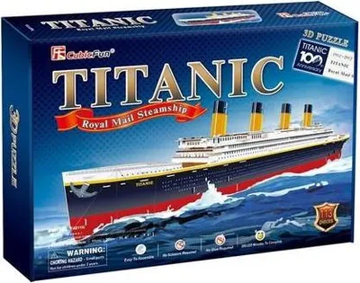 Image de DANTE Cube Fun puzzle 3D Titanic 306-24011
