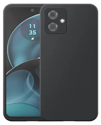 Obrázok produktu pre Vhodné pre telefón Motorola Moto G14 Pružné puzdro zo silikónového TPU - Pružný zadný kryt Puzdro zo silikónového TPU - Black - Smartphonics