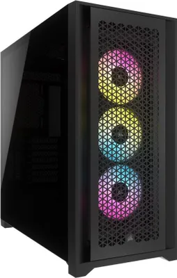 Image de Corsair iCUE 5000D RGB Airflow - Tour moyenne - E-ATX - panneau latéral avec fenêtre (verre trempé)