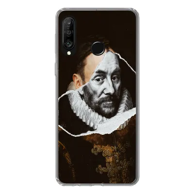 Produktbild von MuchoWow® Handyhülle Schutzhülle Hülle für Huawei P30 Lite Wilhelm von Oranien - Alte Meister - Adriaen Thomasz Silikon Softcase Handy Hülle - Handyhülle