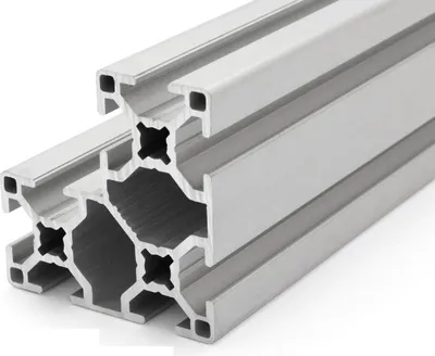 Produktbild von Länge 960mm - Aluminiumprofil 30x60x60L B-Typ Nut 8 (leicht), silber eloxiert. Aluminium Profil 30x60x60 Alu Profil 30 x 60 x 60 Montage- Systemprofil