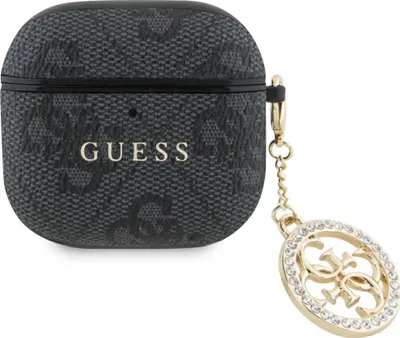 Produktbild von Guess 4G Šarm s kamienkami Apple AirPods 4 čierny