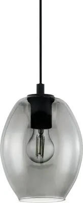 Immagine prodotto di Eglo 98582 CADAQUES E27 lampada a sospensione Ø180mm nero-trasparente