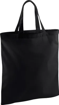 Produktbild von Westford Mill Bag For Life Einkaufstasche mit kurzen Griffen RW4855 (Einheitsgröße) (Schwarz)