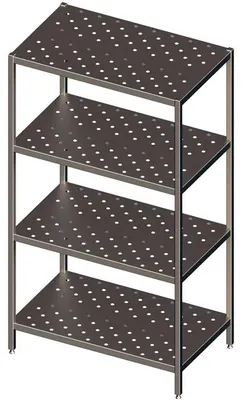 Immagine prodotto di Scaffale con ripiani forati 1800x500x1800 mm, saldati