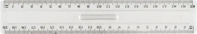 Produktbild von Wonday Flachlineal 300 mm aus Plastik mit Griff transparent (Abbildung ähnlich)