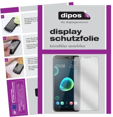 Produktbild von 2+2x Schutzfolie für HTC Desire 12 klar Displayschutzfolie Folie Display Schutz