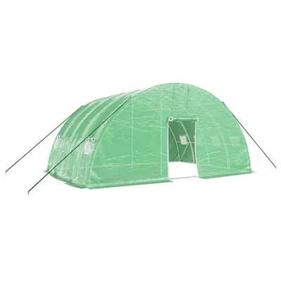 Immagine prodotto di Serra con struttura in acciaio verde 24 m² 6x4x2,85 m