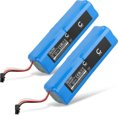 Produktbild von CELLONIC 2x Akku für Staubsauger Kompatibel mit Proscenic M7 Pro, LDS M7 Pro, Kompatibel mit Lydsto S1 Pro, Kompatibel mit Roidmi 4INR19/66-2 - (5200mAh, 14.4V)