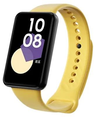 Produktbild von Für Honor Band 9 hochwertiges TPU mit schwarzer Schnalle Watch Ersatz Arm Band Gelb