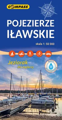 Produktbild von Pojezierze Iławskie Okolice Ostródy mapa laminowana 1:50 000