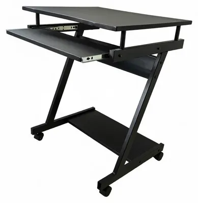 Produktbild von Hoppa! | Computertisch | Schwarz, Melamin