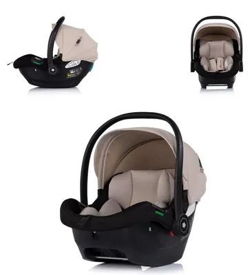 Obrázok produktu pre Detská autosedačka Chipolino Elite next Gen i-Size (40–87 cm) s otočnou základňou, pásom a 3D vankúšikom, béžová