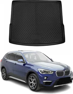 Image de Tapis de coffre pour BMW X1 F48 2015-2022 Caoutchouc TPE Noir
