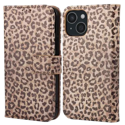 Immagine prodotto di Custodia pieghevole imoshion Design iPhone 15 - Leopard Mood