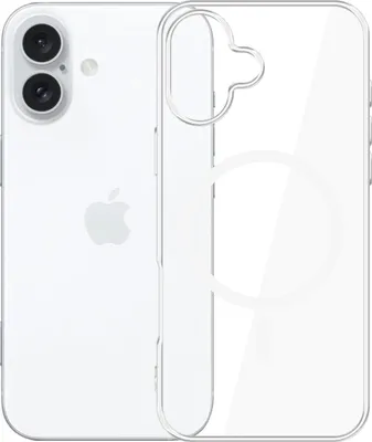 Zdjęcie produktu dla 3MK Clear MagCase, Pokrowiec, Apple, iPhone 16, 15,5 cm (6.12"), Przezroczysty