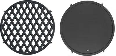 Produktbild von TAINO Grill-to-Go Grillplatte Gusseisen Rost Set für Gasgrill Griller Camping