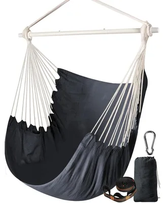 Immagine prodotto di Sedia sospesa - Cotone - Grigio - Fino a 150 kg - Per interno ed esterno