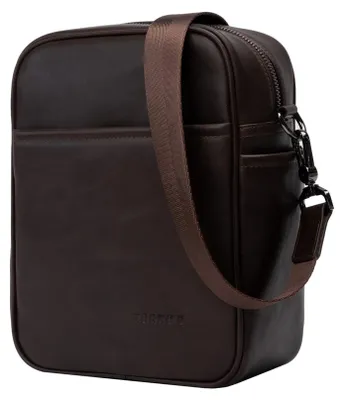 Produktbild von Leder Schultertasche mit Verstellbarem Schulterriemen