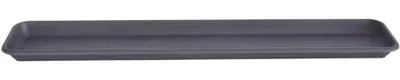 Produktbild von Rechteckiger Untersetzer für Balkonkasten 100 in Anthrazit, 98 cm