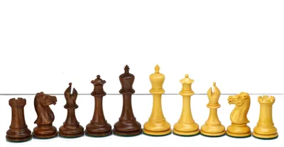 Produktbild von ROOGU Special Staunton 4.4'' - Schachfiguren Set Akazien-Holz 11.2cm KH Big Foot