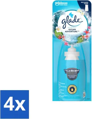 Produktbild von Glade - Sense & Spray - Ocean Adventure - 18 ml - Vorteilspack - 4 Stücke