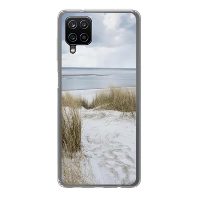 Produktbild von MuchoWow® Handyhülle Schutzhülle Hülle für Samsung Galaxy A12 Nordsee - Dünen - Wasser Silikon Softcase Handy Hülle - Bild