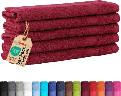 Immagine prodotto di Asciugamani da cucina in cotone al 100%, dimensioni 30 x 50 cm, confezione da 5 pezzi