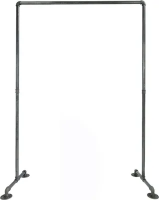 Immagine prodotto di Natural Goods Berlin Pipe GARD Stand, appendiabiti, appendiabiti a piantana, ghisa malleabile, L100cm