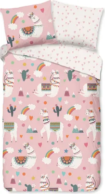Produktbild von Pure  Löwe mit Blumen Bettwäsche 140 X 200/220 cm 100% Microfiber