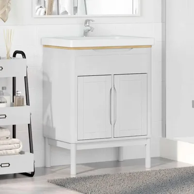Obrázok produktu pre Maison Exclusive – Skrinka pod umývadlo FLORO, biela, 60 x 40 x 80 cm