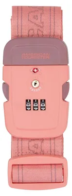 Produktbild von American Tourister Spanngurt Reisezubehör Luggage Belt TSA Pink / Mauve lachsfarben