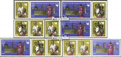 Produktbild von Briefmarken DDR 1969 Mi WZd204-WZd209 (kompl.Ausg.) postfrisch Friedenstreffen