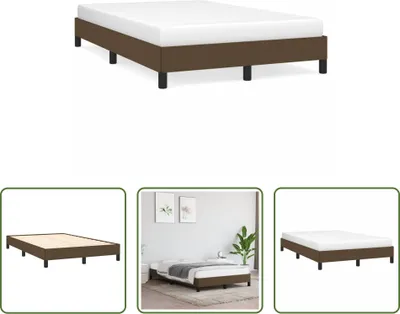 Immagine prodotto di The Living Store rete marrone scuro 120x190 cm in tessuto