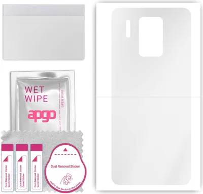 Produktbild von apgo Rückseite Schutzfolie, klar, kompatibel mit Oukitel C18 Pro, Hinten Hydrogel-Displayschutzfolie mit Positionierhilfe, kratzfest, einfache Montage