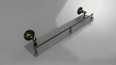 Immagine prodotto di Mensola per bagno Bemeta RETRO in vetro bronzo con sifone