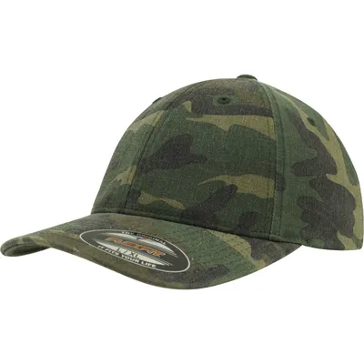 Produktbild von FLEXFIT 6977CA | Garmet Washed Camo Cap - Farbe: Green Camo - Größe: S/M
