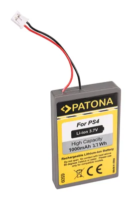 Imagen del producto de Batería PATONA para la consola de videojuegos Sony PS4 Dualshock 4 V2, 1000mAh, Li-Ion, 3,7V, modelo LIP1522