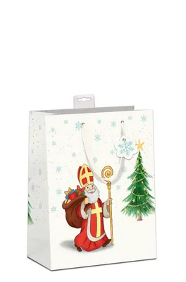 Produktbild von Weihnachten 6 Geschenktaschen Medium A5-Format€ 17,70 Pro Tüte € 2,95 Naturkarton Weihnachtsmann