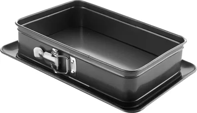 Immagine prodotto di Ibili-Moka tortiera removibile, acciaio, 28x18x7 cm, nero