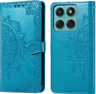 Obrázok produktu pre imoshion Mandala Bookcase pre Motorola Moto G57 Power - Tyrkysová
