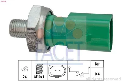 Produktbild von FACET 7.0204 Öldruckschalter Öldrucksensor für VW Golf VII Schrägheck (5G1, BQ1, BE1, BE2) Polo Schrägheck (6R1, 6C1) Passat Variant (3G5, CB5)