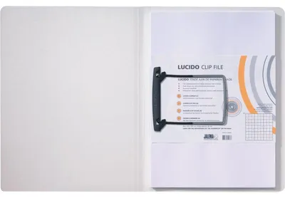 Produktbild von Jalema Lucido Clip File, Weiß, A4
