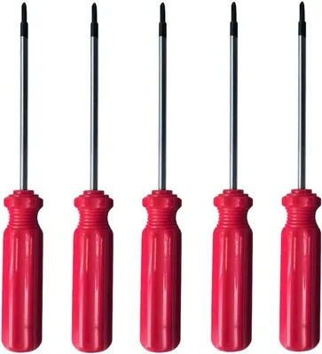 Obrázok produktu pre 5-dielna sada skrutkovačov s hrotom Triwing Y00, magnetická, 20 mm, plastová rukoväť